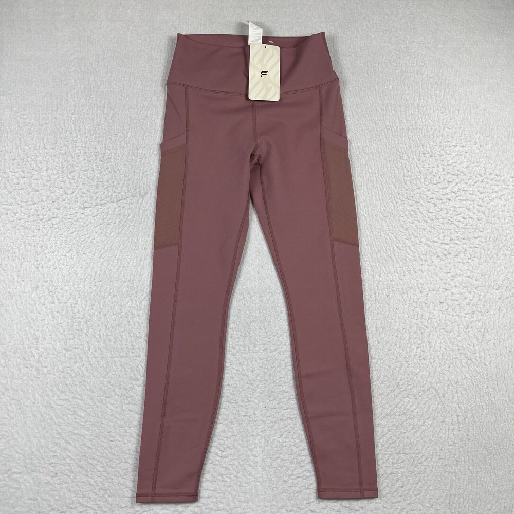 Fabletics Leggings Womens Small Short Mila High Waisted Pocket Gym Athleisure